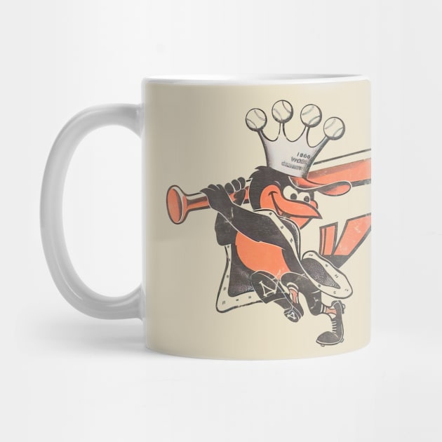 Baltimore Orioles - Vintage Baseball Fan by CultOfRomance